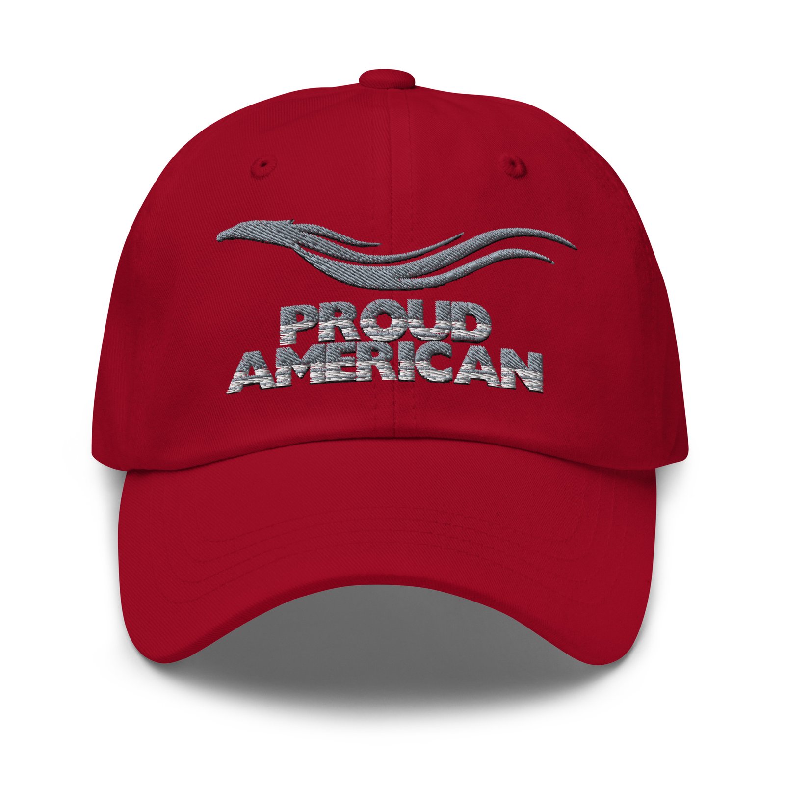 classic dad hat cranberry front 69bc55b38a68e.jpg