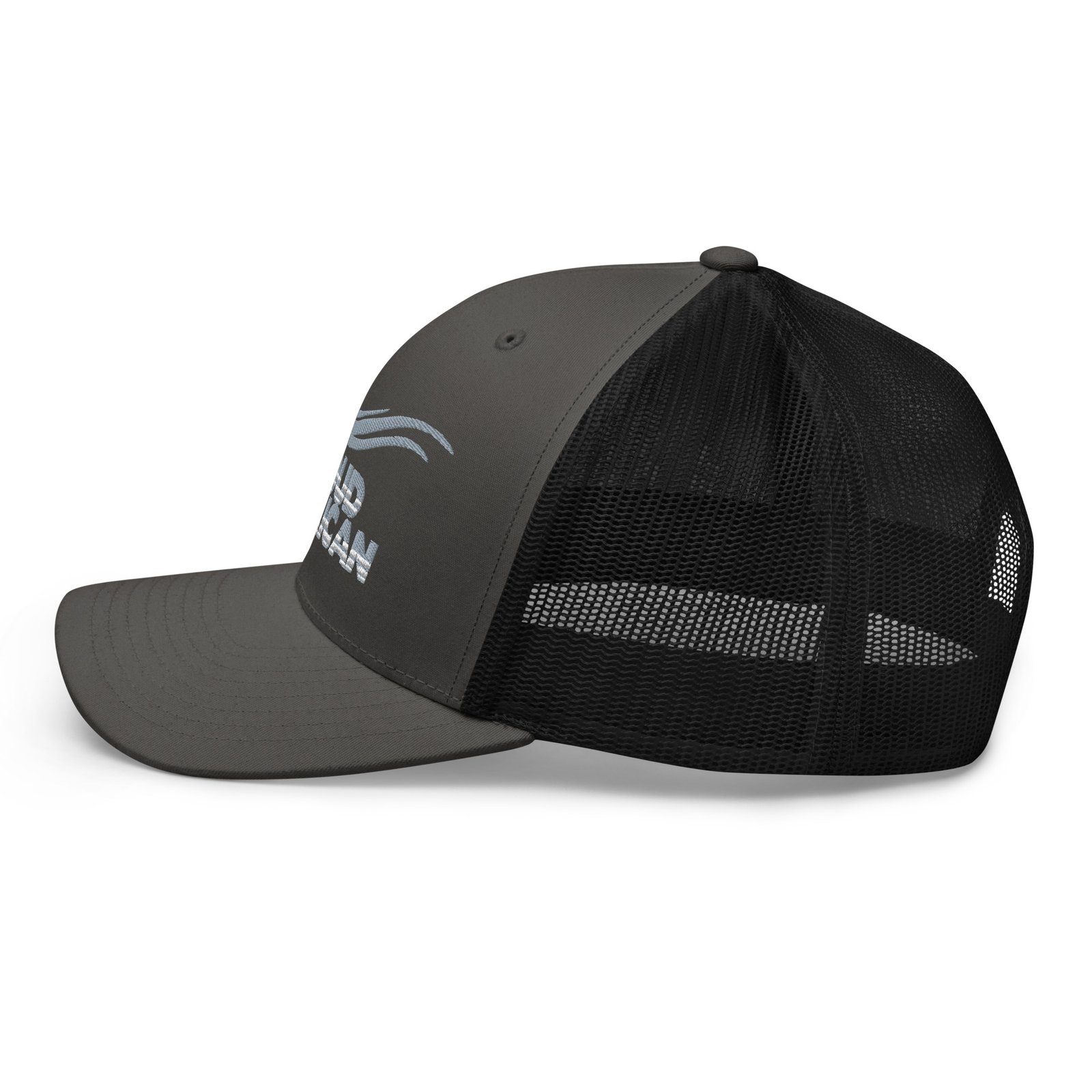 retro trucker hat charcoal black left 69bc54bee30c2.jpg