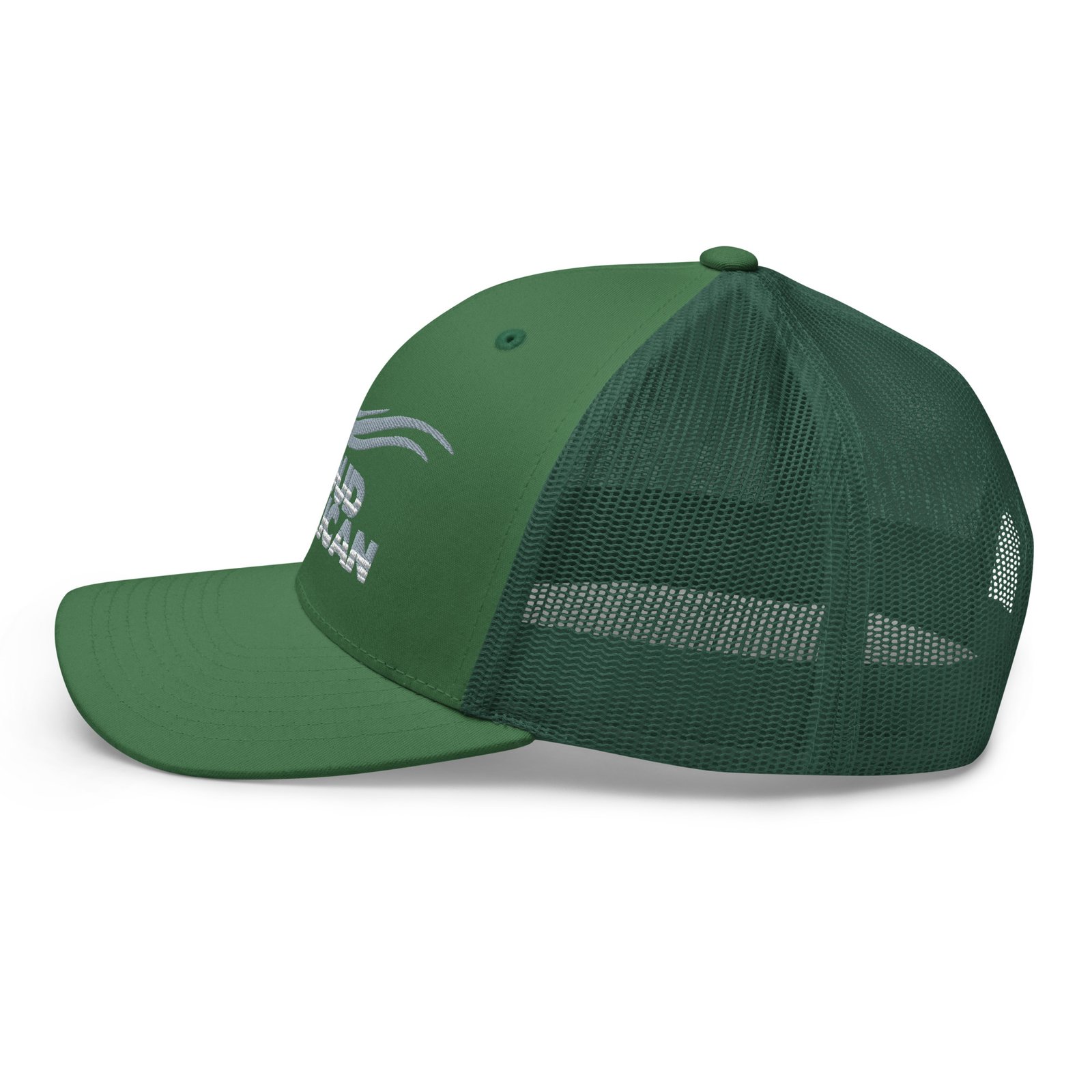retro trucker hat evergreen left 69bc54bee32e1.jpg